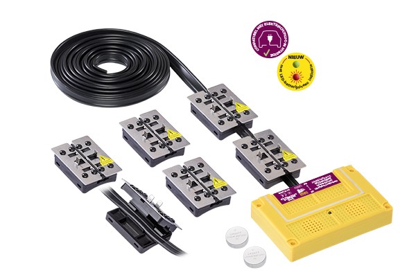 Marterverjager Stop&Go 8 PLUS-MINUS CLIP CR-batterij hoogspanningsapparaat met ultrasoon geluid